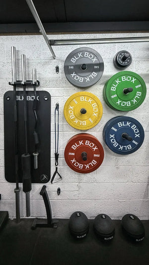 Wall Mounted Bumper Plate Storage