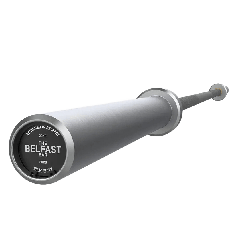 BLK BOX Belfast Bar 20kg 7ft Olympic Barbell – knurling detail