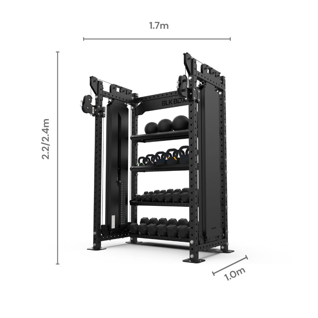 Cable Storage System (1.5m) - 1 Bay | BLK BOX