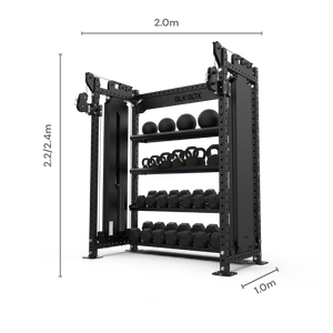 Cable Storage System (1.8m) - 1 Bay | BLK BOX