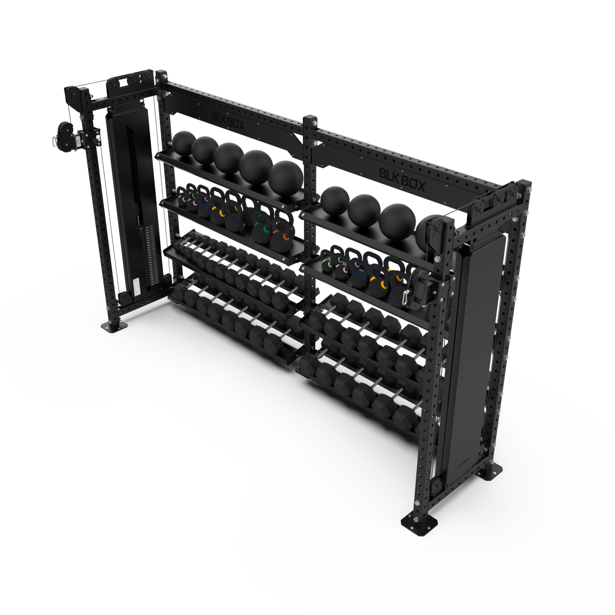 Cable Storage System (1.8m) - 2 Bay | BLK BOX