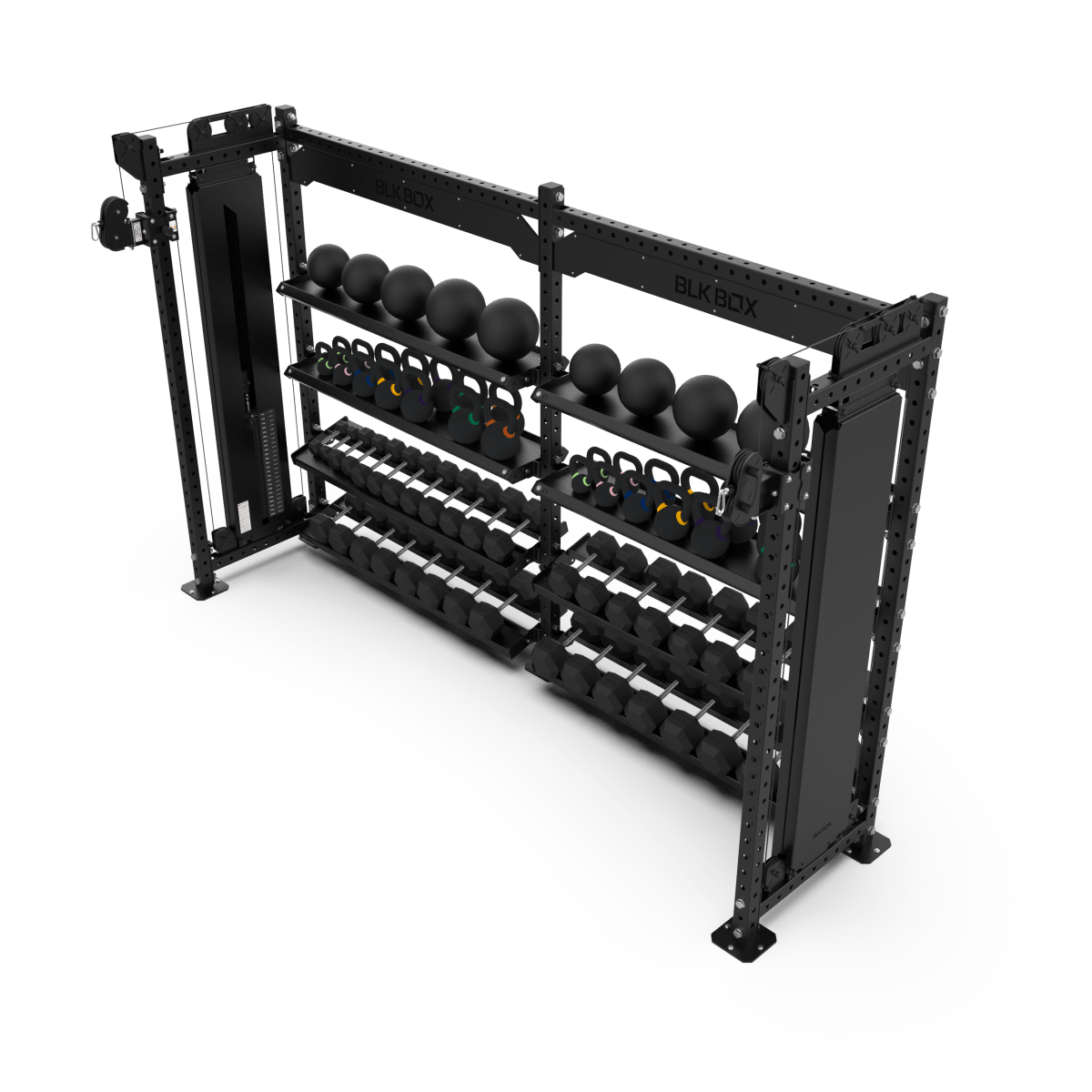 Cable Storage System (1.8m) - 2 Bay | BLK BOX