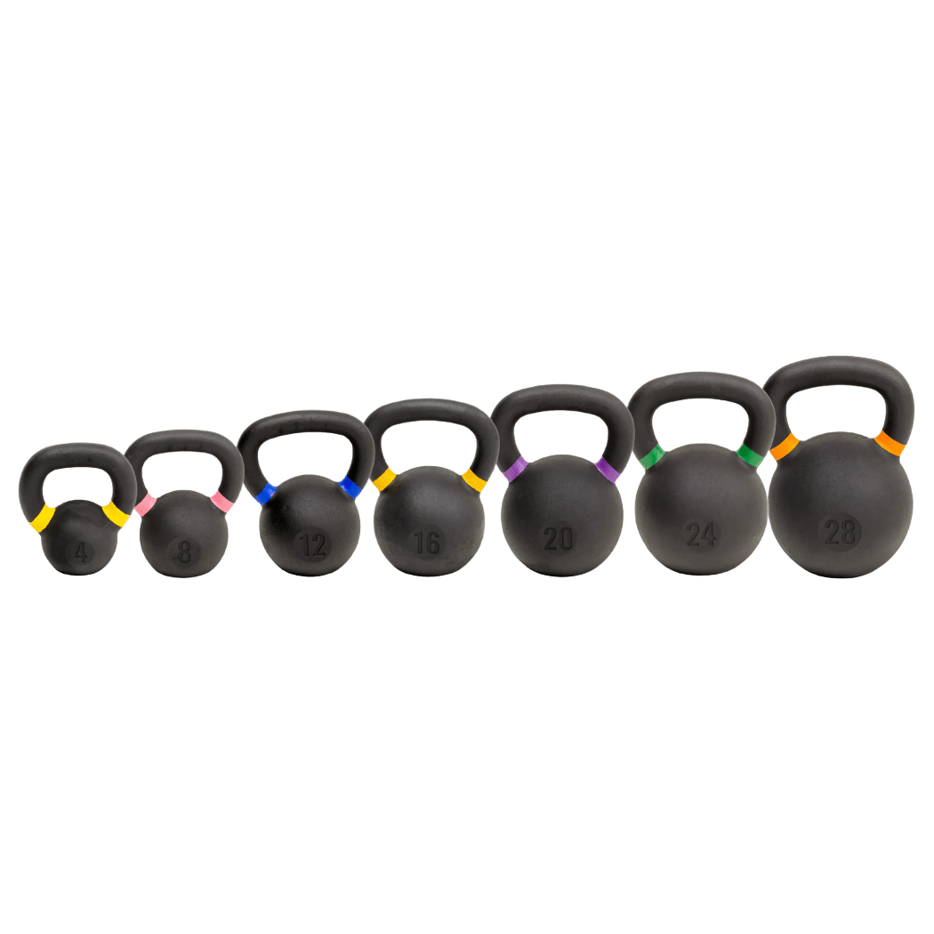 Cast Iron Kettlebell 4kg - 28kg Set | BLK BOX