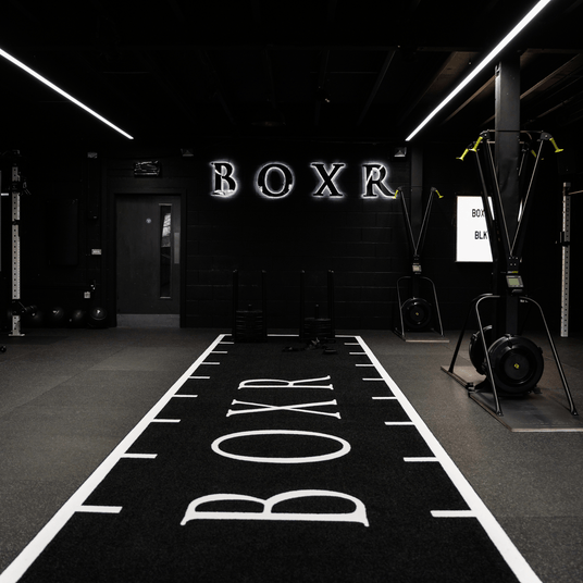 BLK BOX Custom Turf – custom branded gym turf