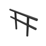 Dog Sled High Low Handles - BLK BOX