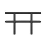 Dog Sled High Low Handles - BLK BOX