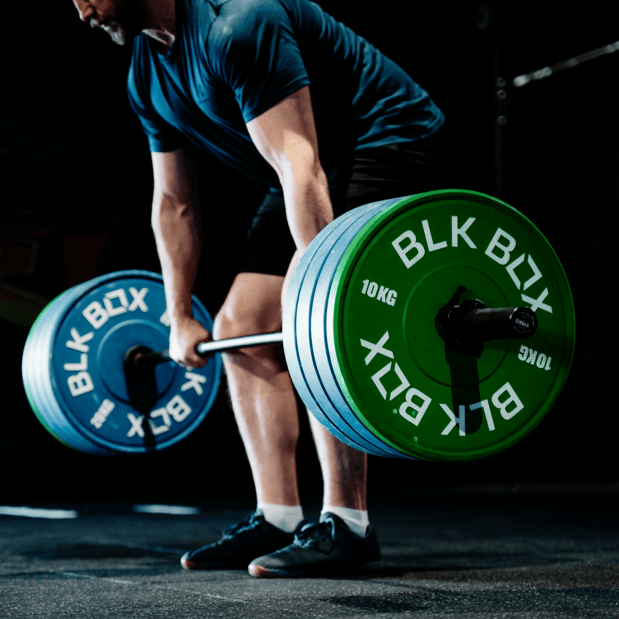 HD Coloured Bumper Weight Plate - BLK BOX