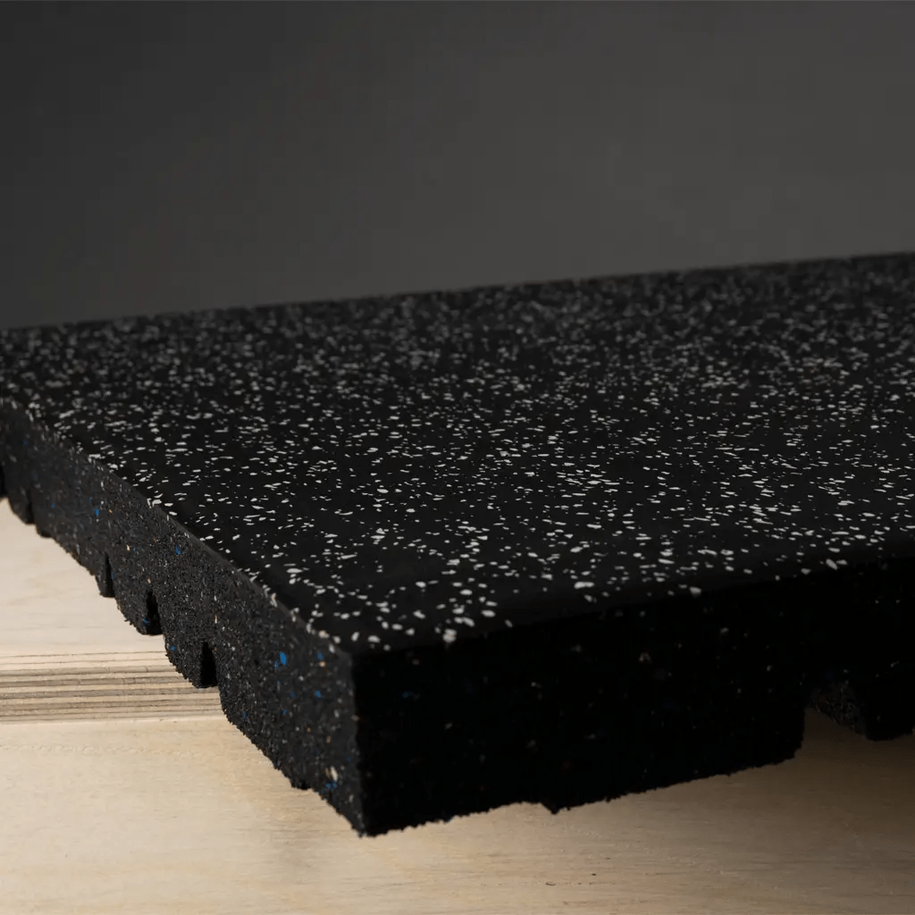 High Impact Gym Tile - 40mm (1m x 0.5m) - BLK BOX