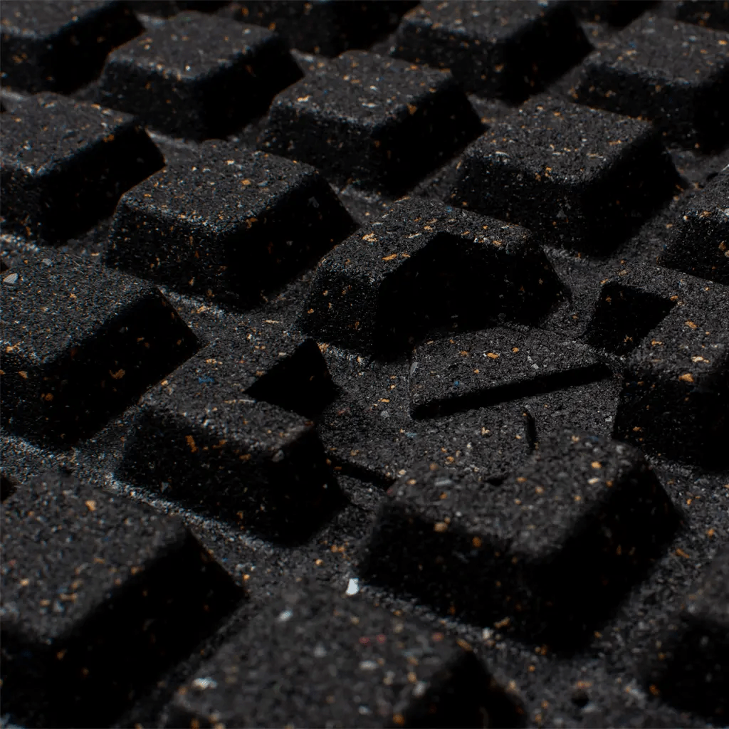 High Impact Gym Tile - 40mm (1m x 0.5m) - BLK BOX
