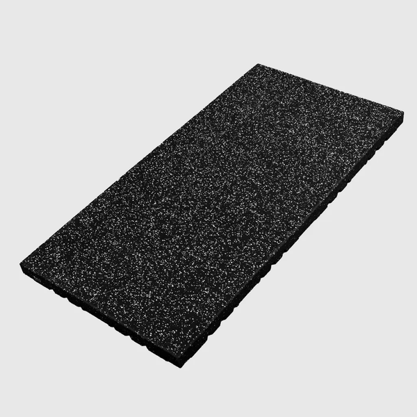 High Impact Gym Tile - 40mm (1m x 0.5m) - BLK BOX