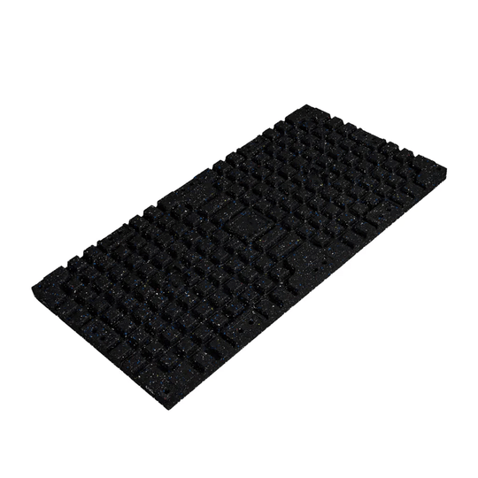 High Impact Gym Tile - 40mm (1m x 0.5m) - BLK BOX