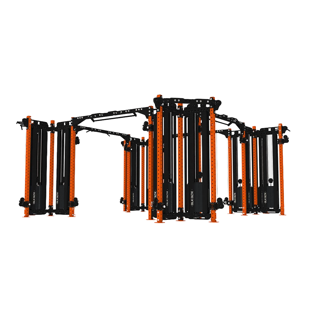 16 Station Multi-Gym Cable Machine-Cable Machines-BLK BOX