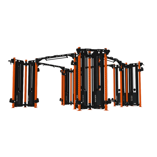 16 Station Multi-Gym Cable Machine-Cable Machines-BLK BOX