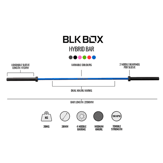Hybrid Bar - 20kg - BLK BOX