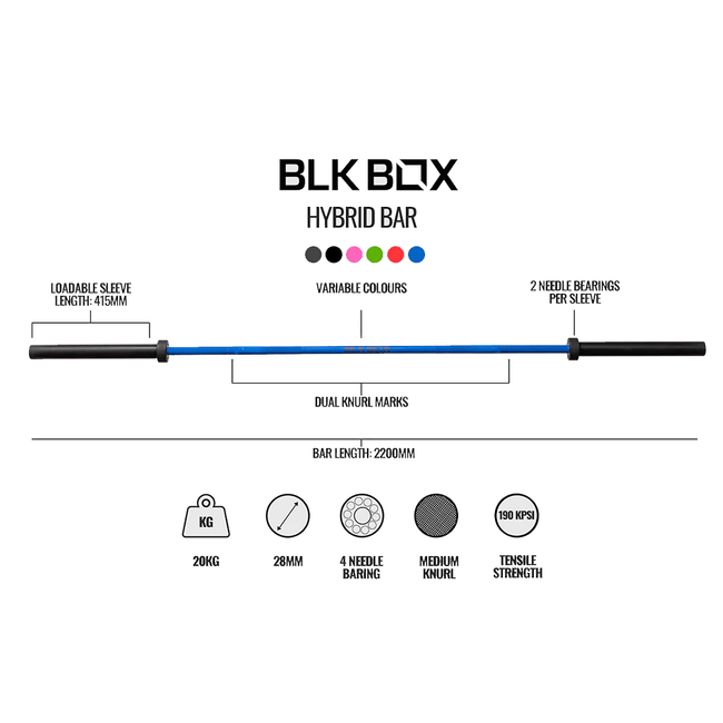 Hybrid Bar - 20kg - BLK BOX