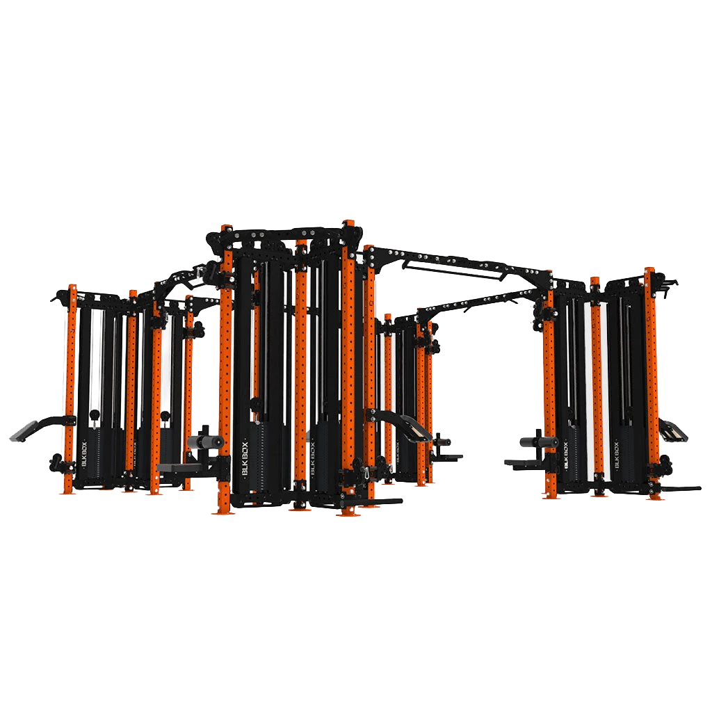 16 Station Multi-Gym Cable Machine-Cable Machines-BLK BOX