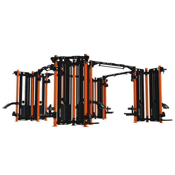 16 Station Multi-Gym Cable Machine-Cable Machines-BLK BOX