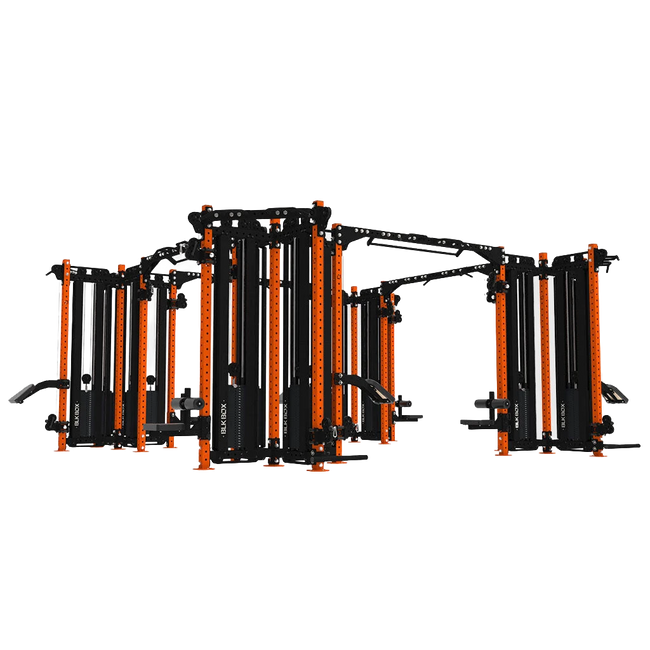 16 Station Multi-Gym Cable Machine-Cable Machines-BLK BOX