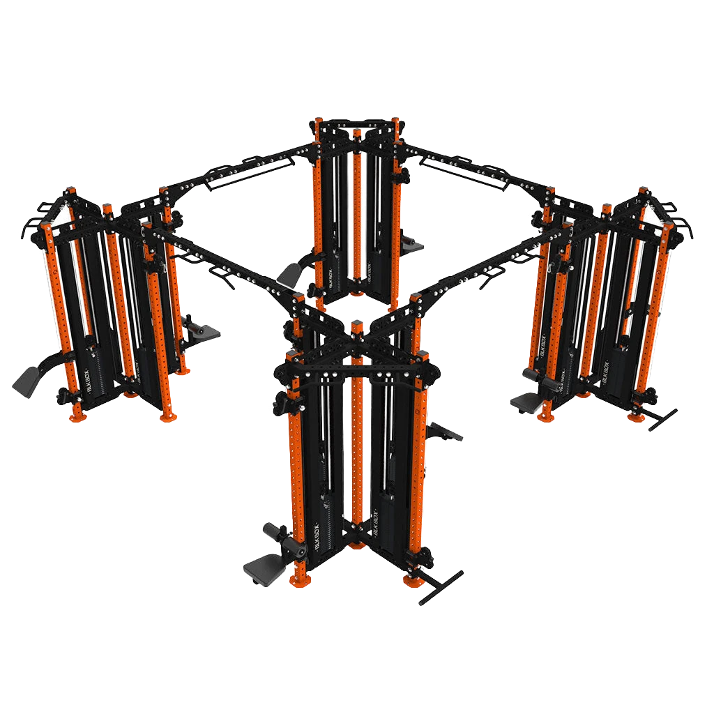 16 Station Multi-Gym Cable Machine-Cable Machines-BLK BOX
