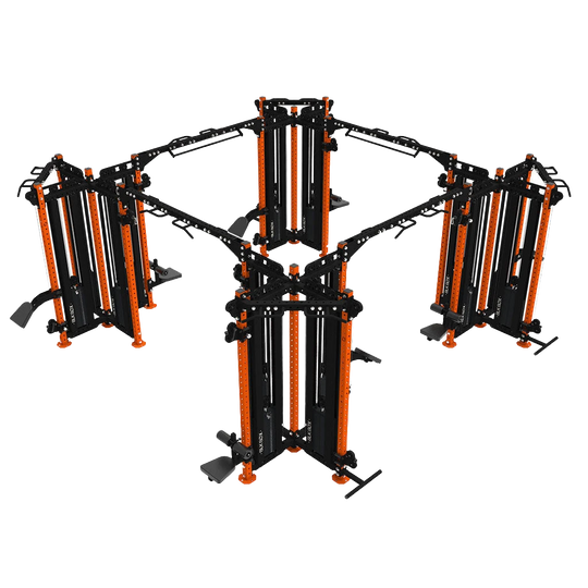 16 Station Multi-Gym Cable Machine-Cable Machines-BLK BOX