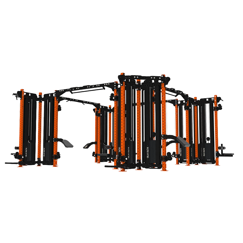16 Station Multi-Gym Cable Machine-Cable Machines-BLK BOX