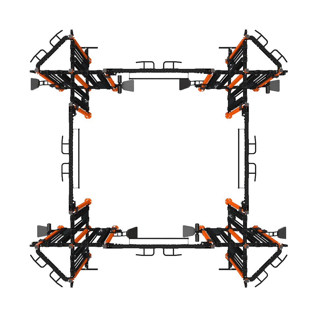 16 Station Multi-Gym Cable Machine-Cable Machines-BLK BOX