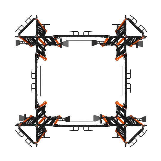 16 Station Multi-Gym Cable Machine-Cable Machines-BLK BOX