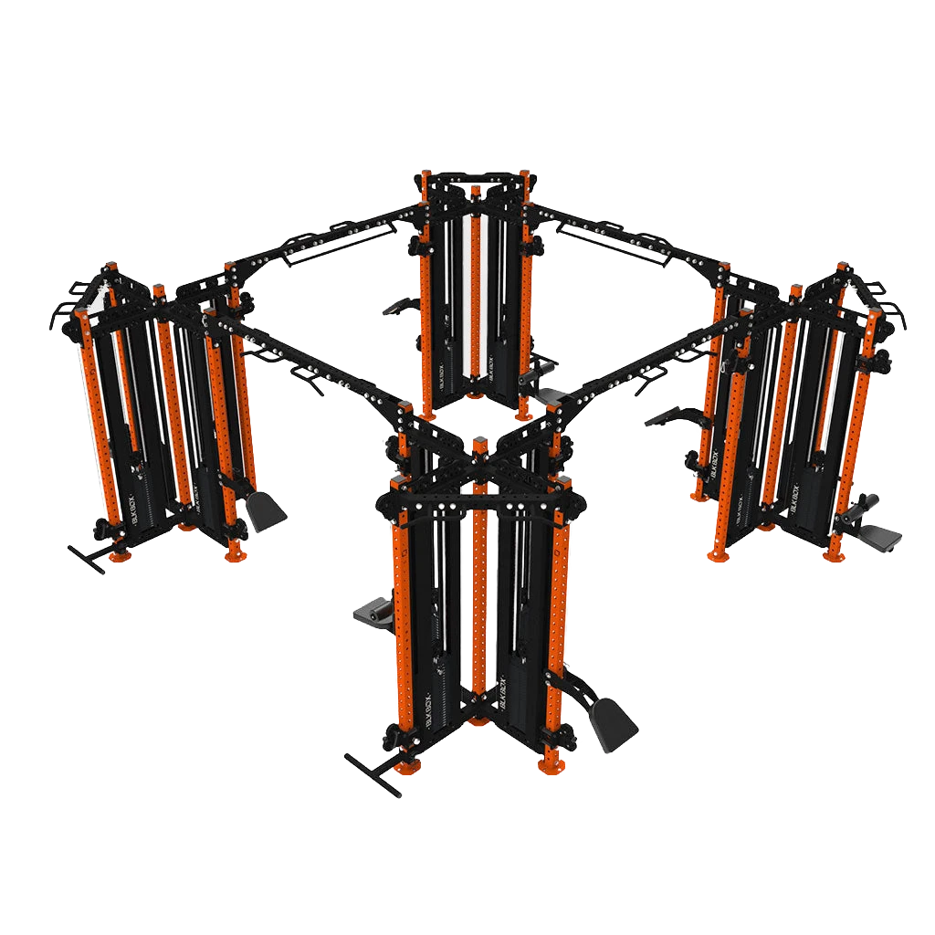 16 Station Multi-Gym Cable Machine-Cable Machines-BLK BOX