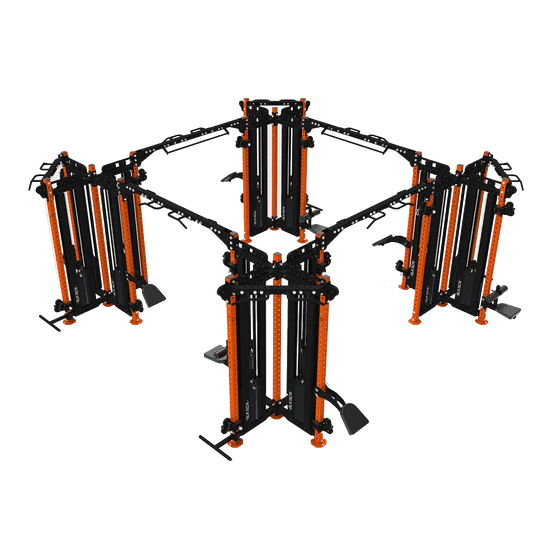 16 Station Multi-Gym Cable Machine-Cable Machines-BLK BOX