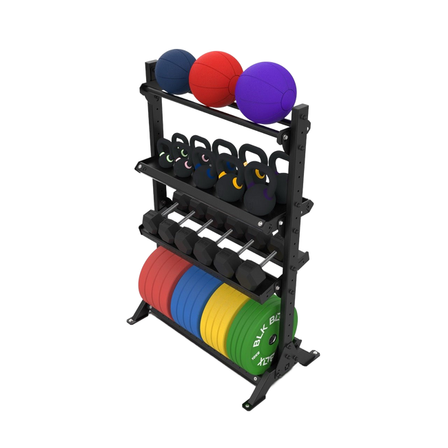 4 Tier Basecamp Storage System - 1.2m - BLK BOX