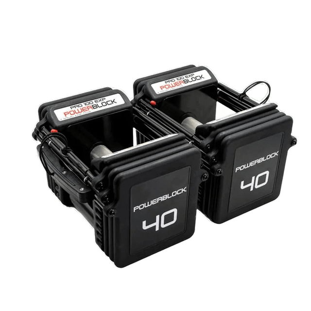 PowerBlock Pro EXP Adjustable Dumbbells (Pair) | BLK BOX