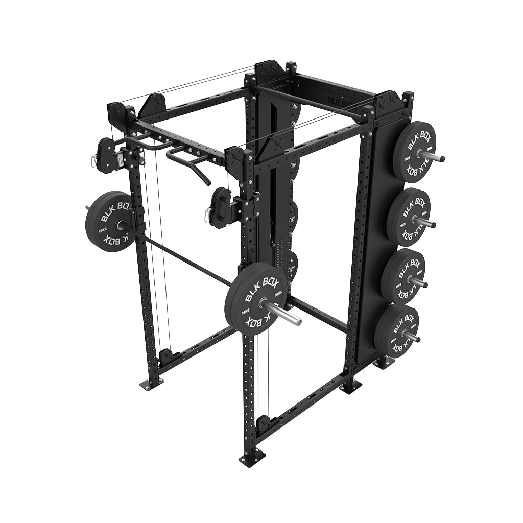 1 Series Full Rack with Cable Column - BLK BOX