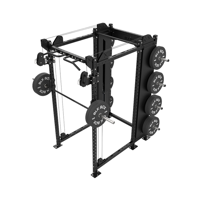 1 Series Full Rack with Cable Column - BLK BOX