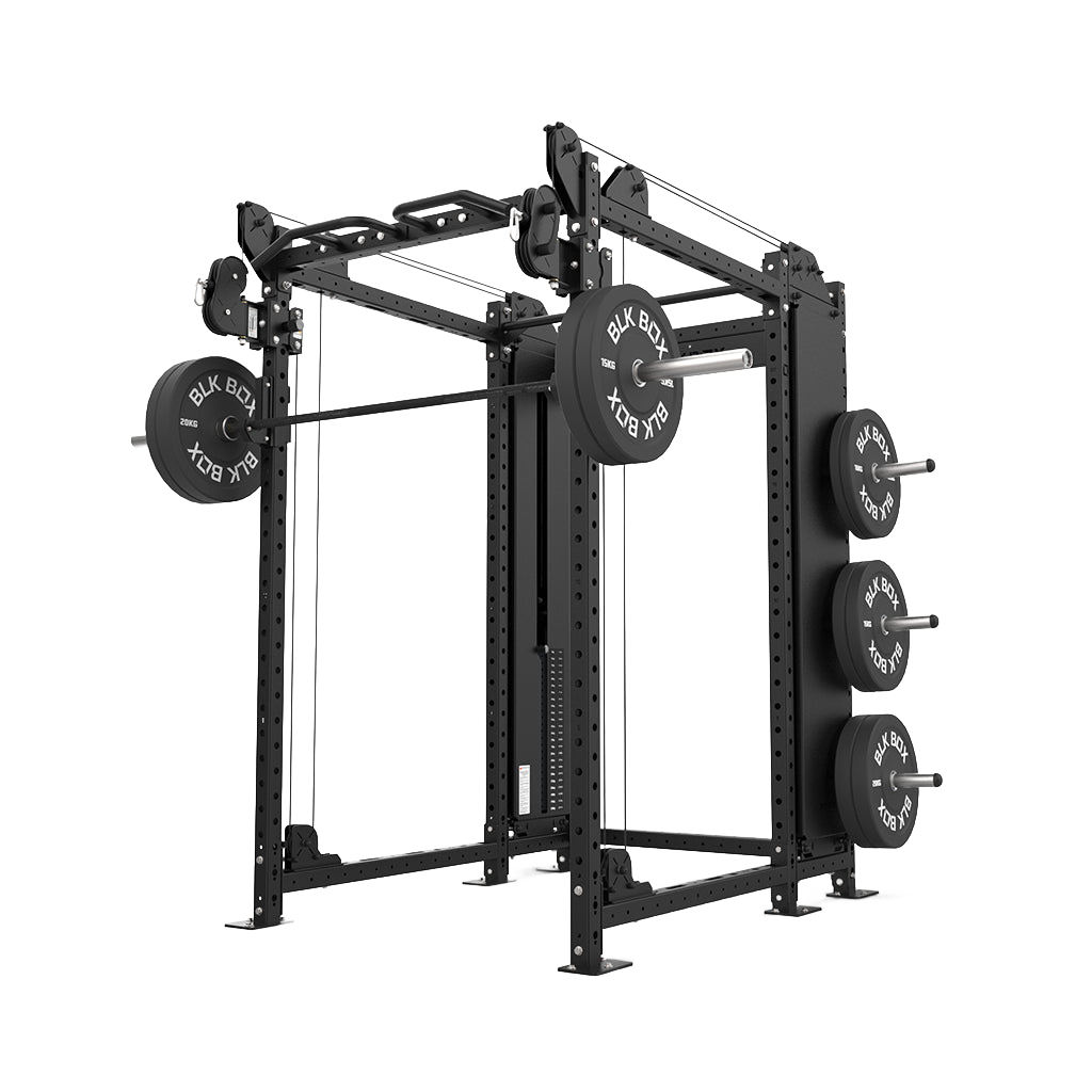 1 Series Full Rack with Cable Column - BLK BOX