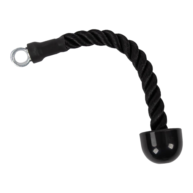 Single Tricep Rope Cable Attachment - BLK BOX
