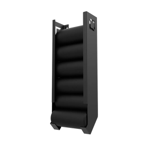 BLK BOX Wall Mounted Foam Roller Storage – front view