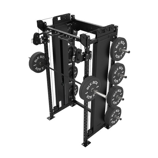 1 Series Compact Rack with Cable Columns - BLK BOX