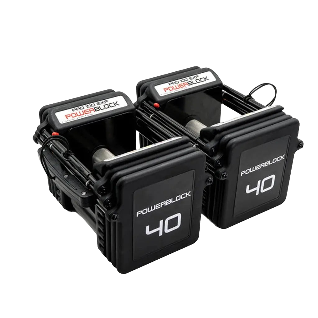 PowerBlock Pro EXP Adjustable Dumbbells (Pair) - BLK BOX