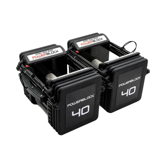 PowerBlock Pro EXP Adjustable Dumbbells (Pair) - BLK BOX