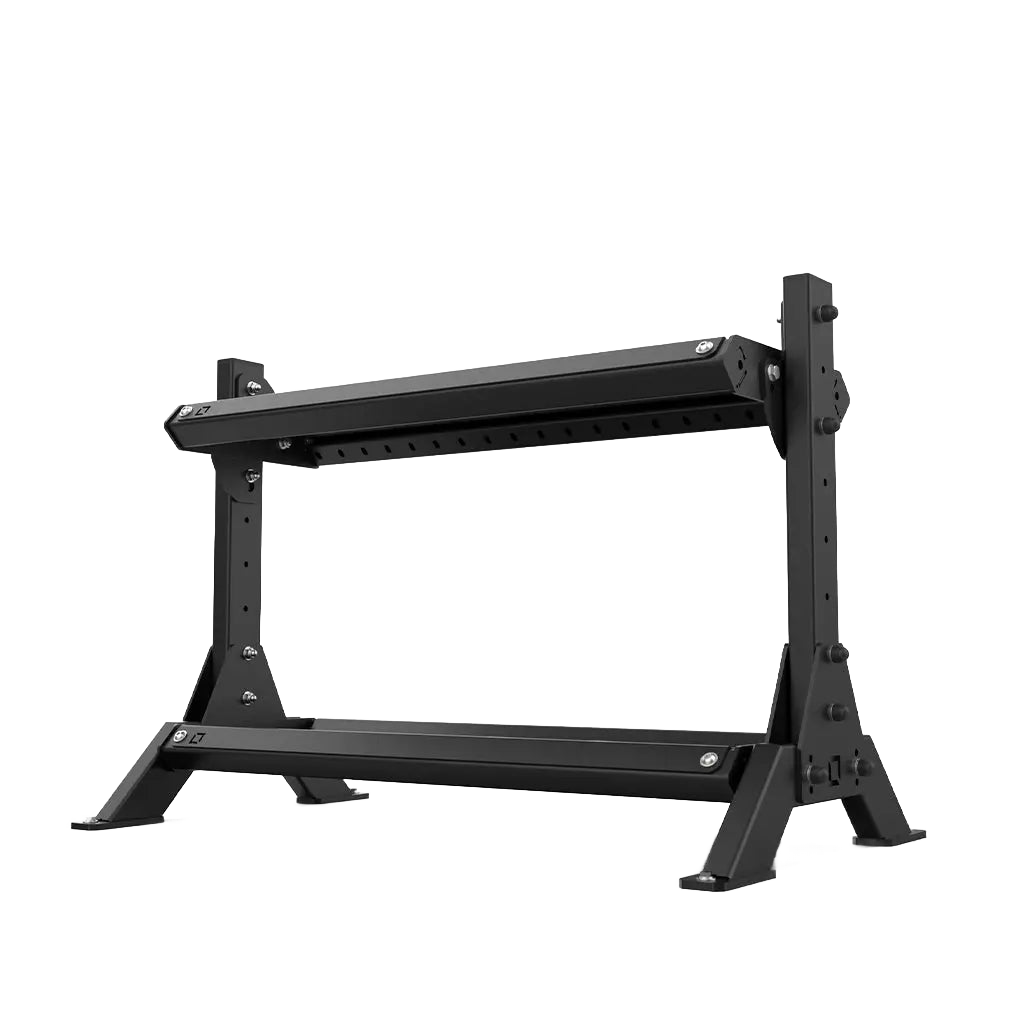 2 Tier 1.2m Kettlebell Rack with Kettlebell Set - BLK BOX