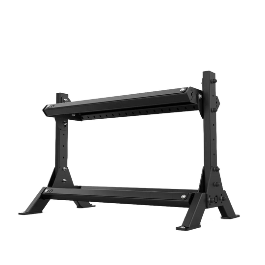 2 Tier 1.2m Kettlebell Rack with Kettlebell Set - BLK BOX