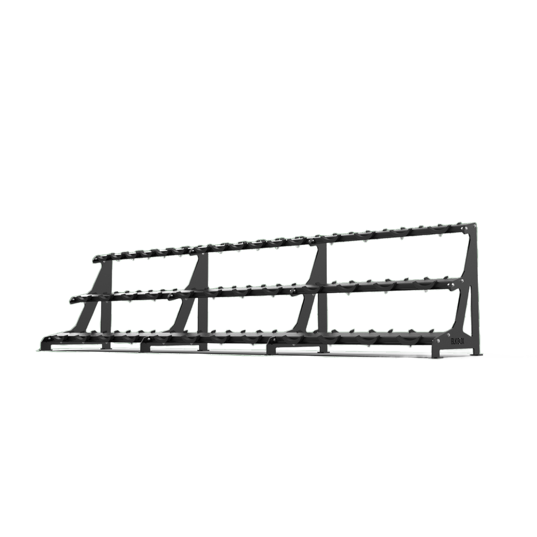 3 Tier Round Dumbbell Rack 2.5 - 50kg - BLK BOX