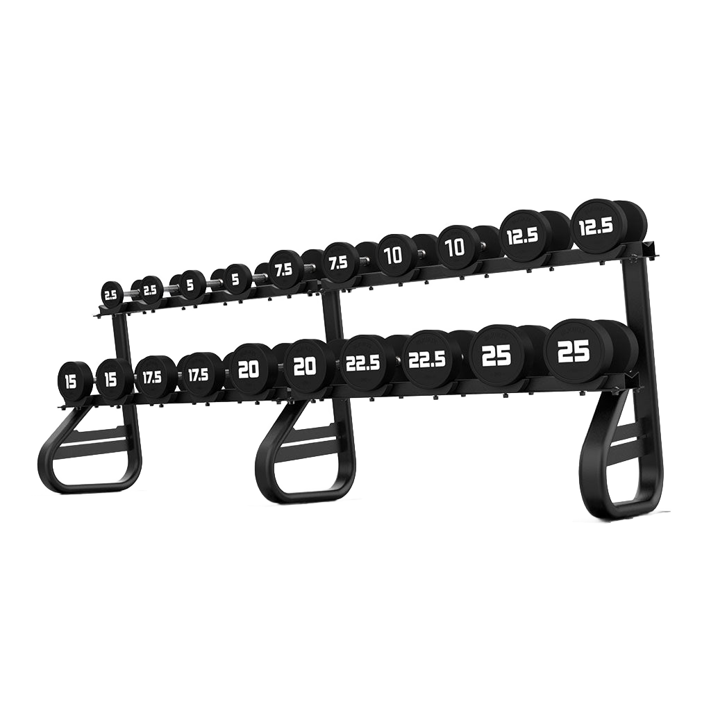 BLK BOX 10 Pair 2 Tier Dumbbell Rack
