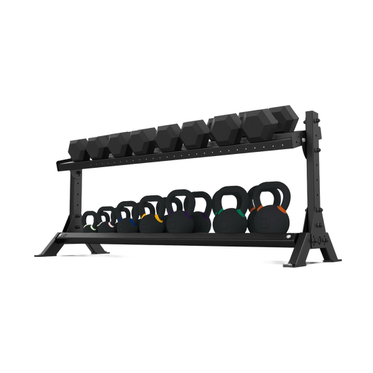 2 Tier Basecamp Storage System - 1.8m - BLK BOX