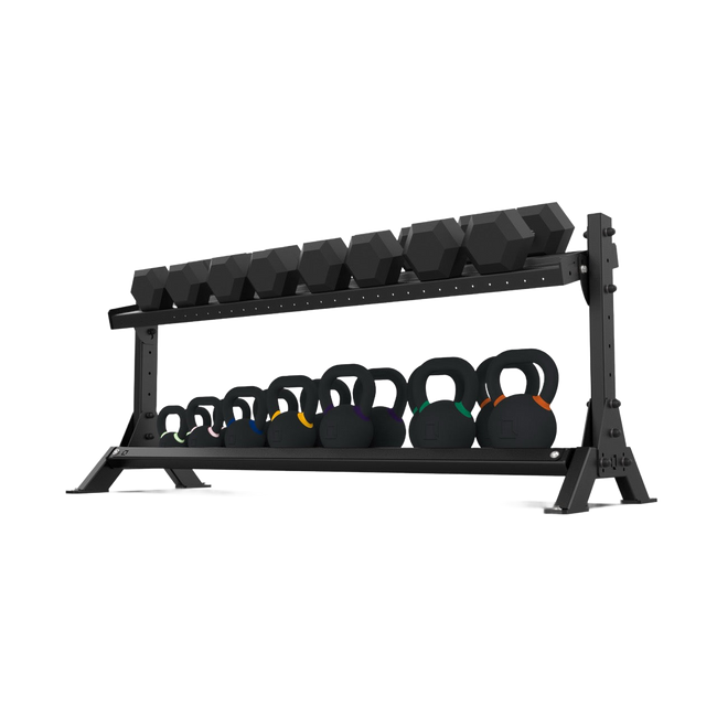 2 Tier Basecamp Storage System - 1.8m - BLK BOX