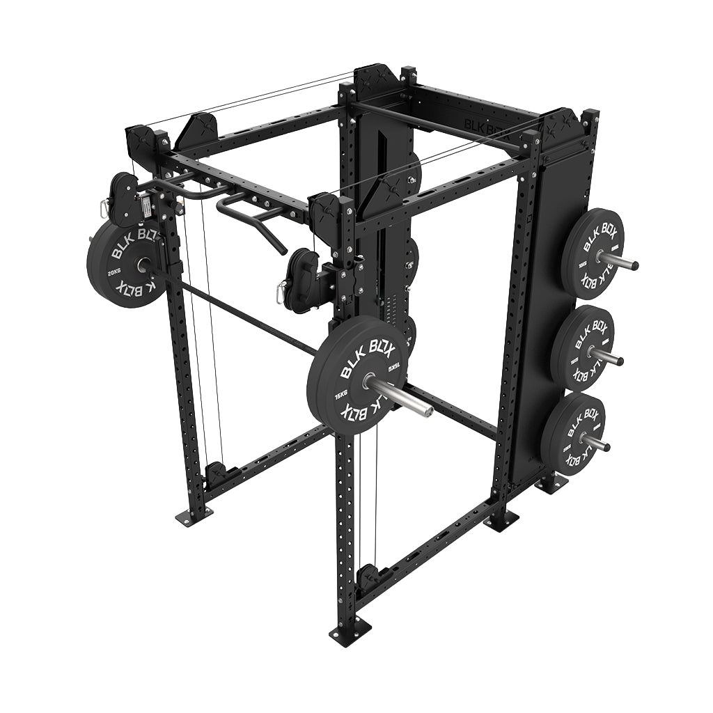 1 Series Full Rack with Cable Column - BLK BOX