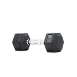 BLK BOX Rubber Hex Dumbbell (lbs) – rubber-coated hex head