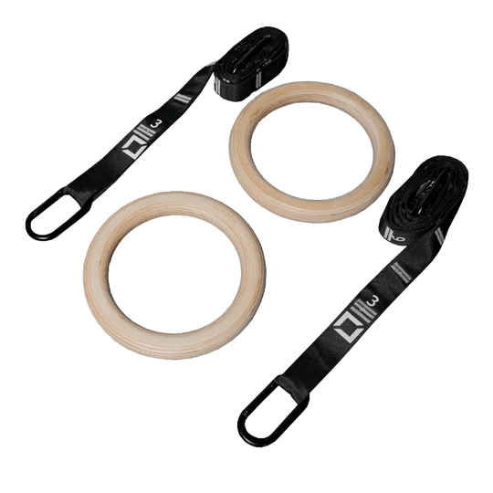 Wooden Competition Gymnastics Rings - BLK BOX