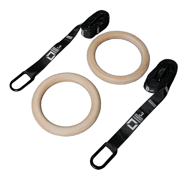 Wooden Competition Gymnastics Rings - BLK BOX