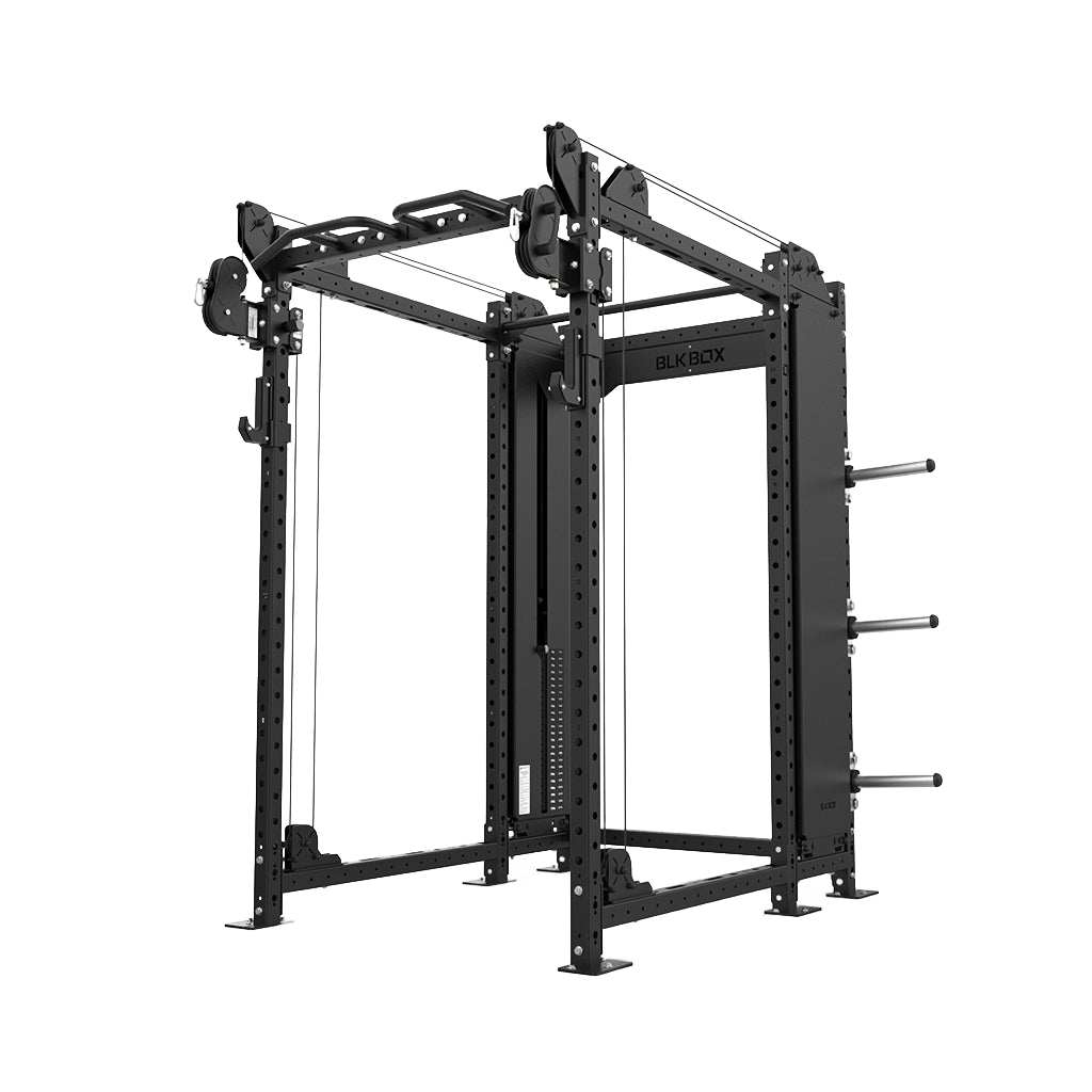 1 Series Full Rack with Cable Column - BLK BOX